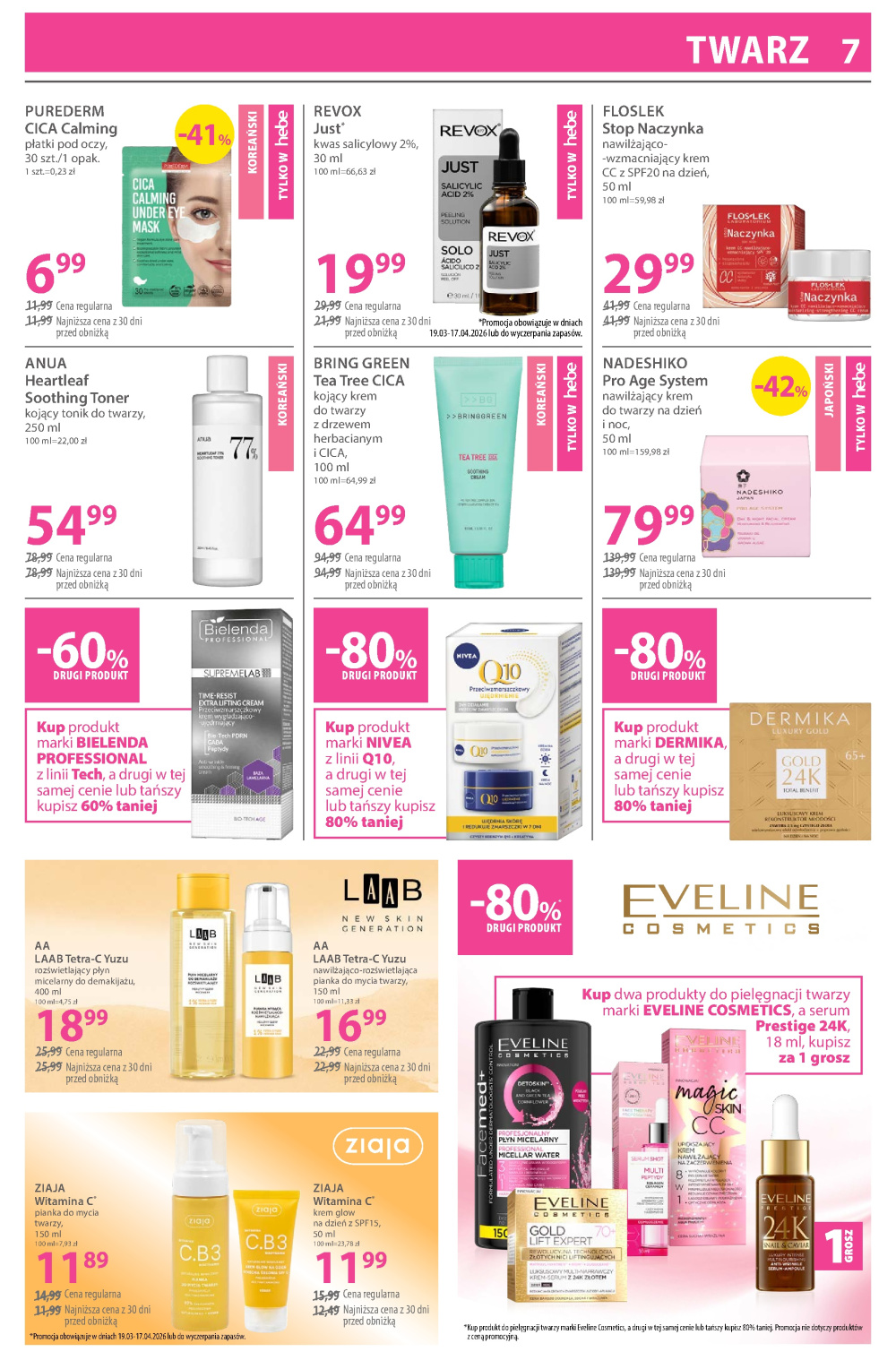 Leták Hebe - drogerie gazetka, Polsko - strana 7