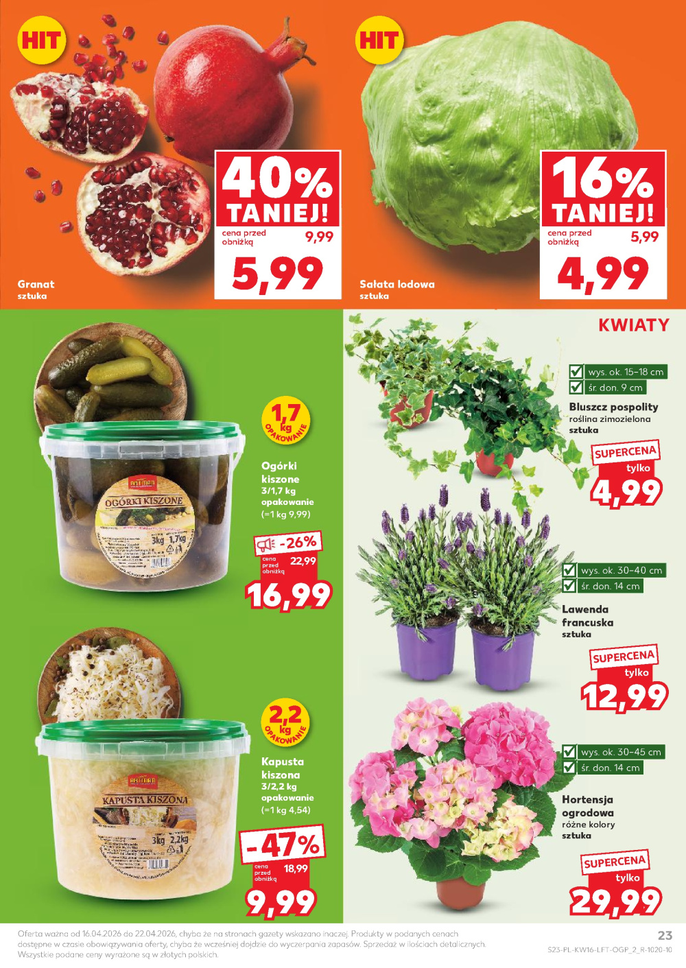 Leták Kaufland gazetka Bydgoszcz Szwederowo, Polsko - strana 23