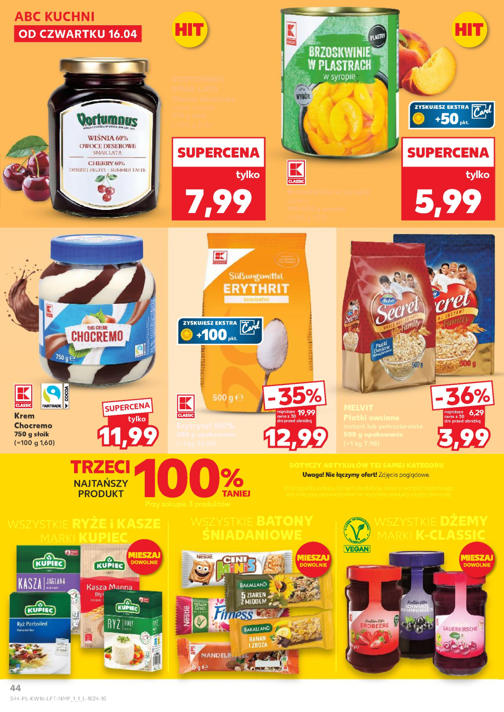 Leták Kaufland gazetka Ruda Śląska Wirek, Polsko - strana 44