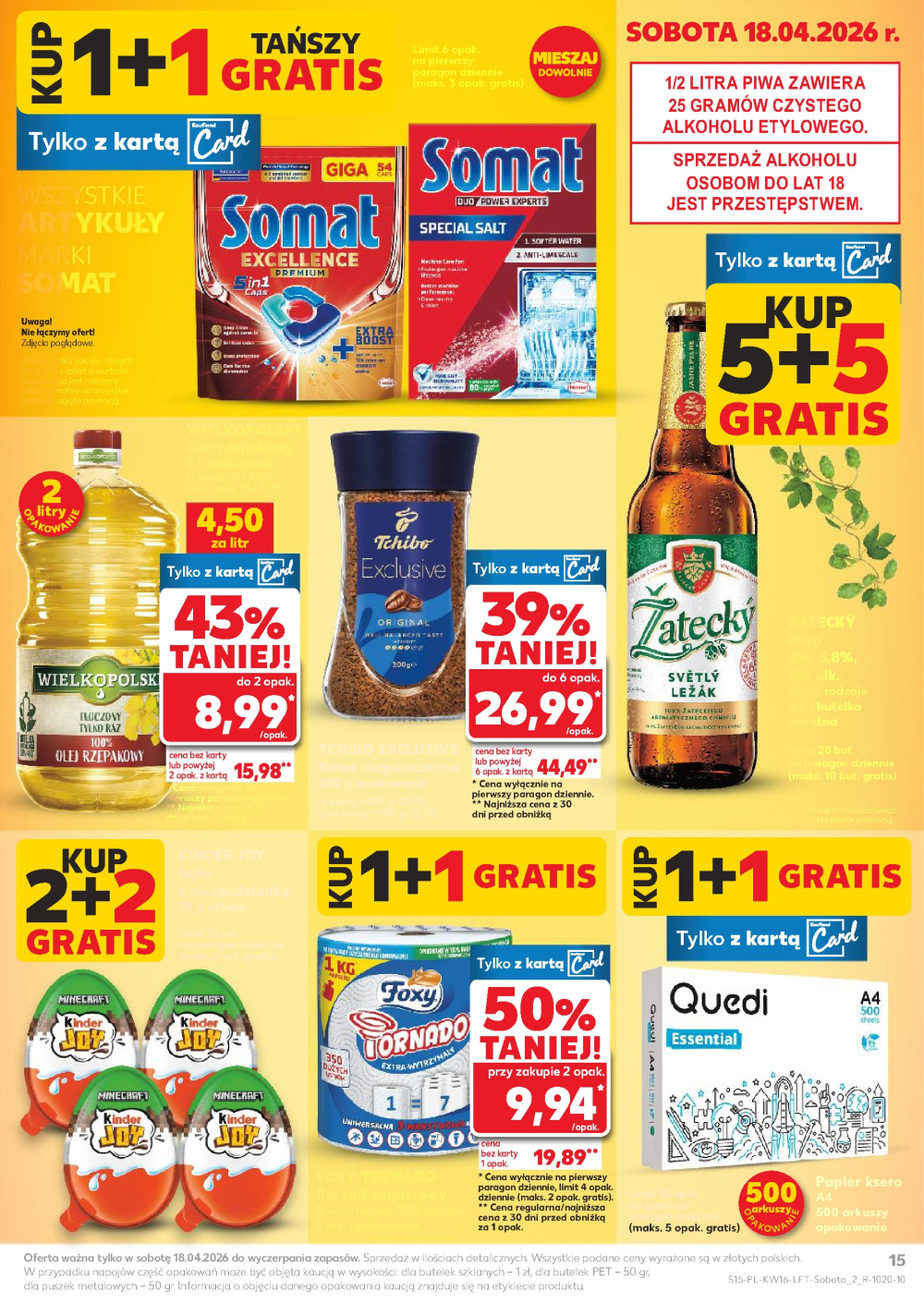 Leták Kaufland gazetka Rybnik, Polsko - strana 15