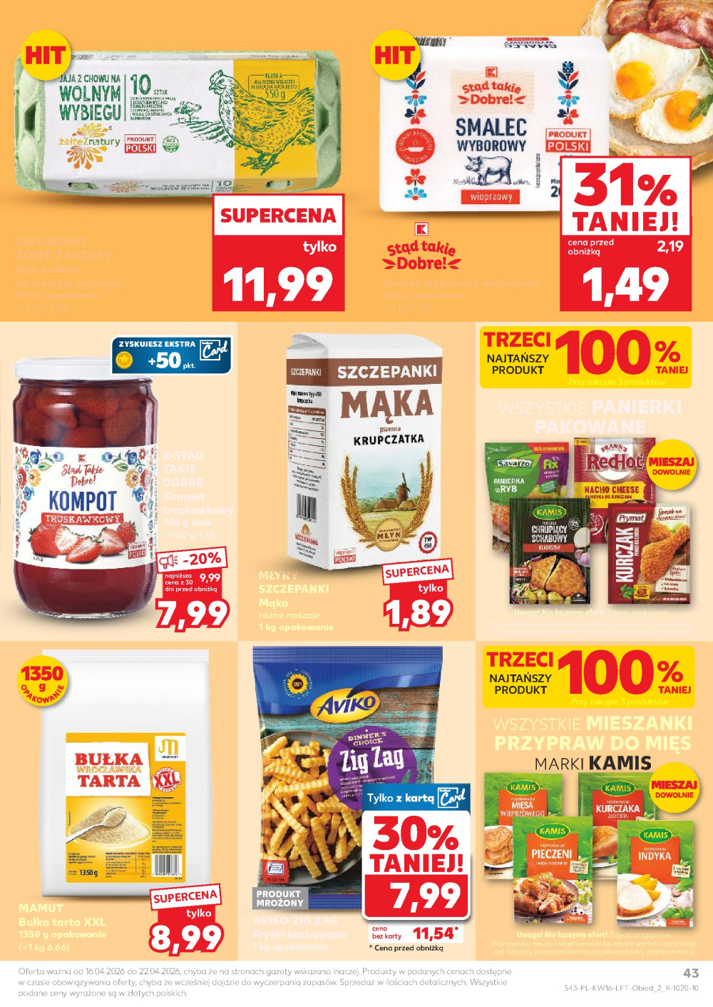 Leták Kaufland gazetka Rybnik, Polsko - strana 43