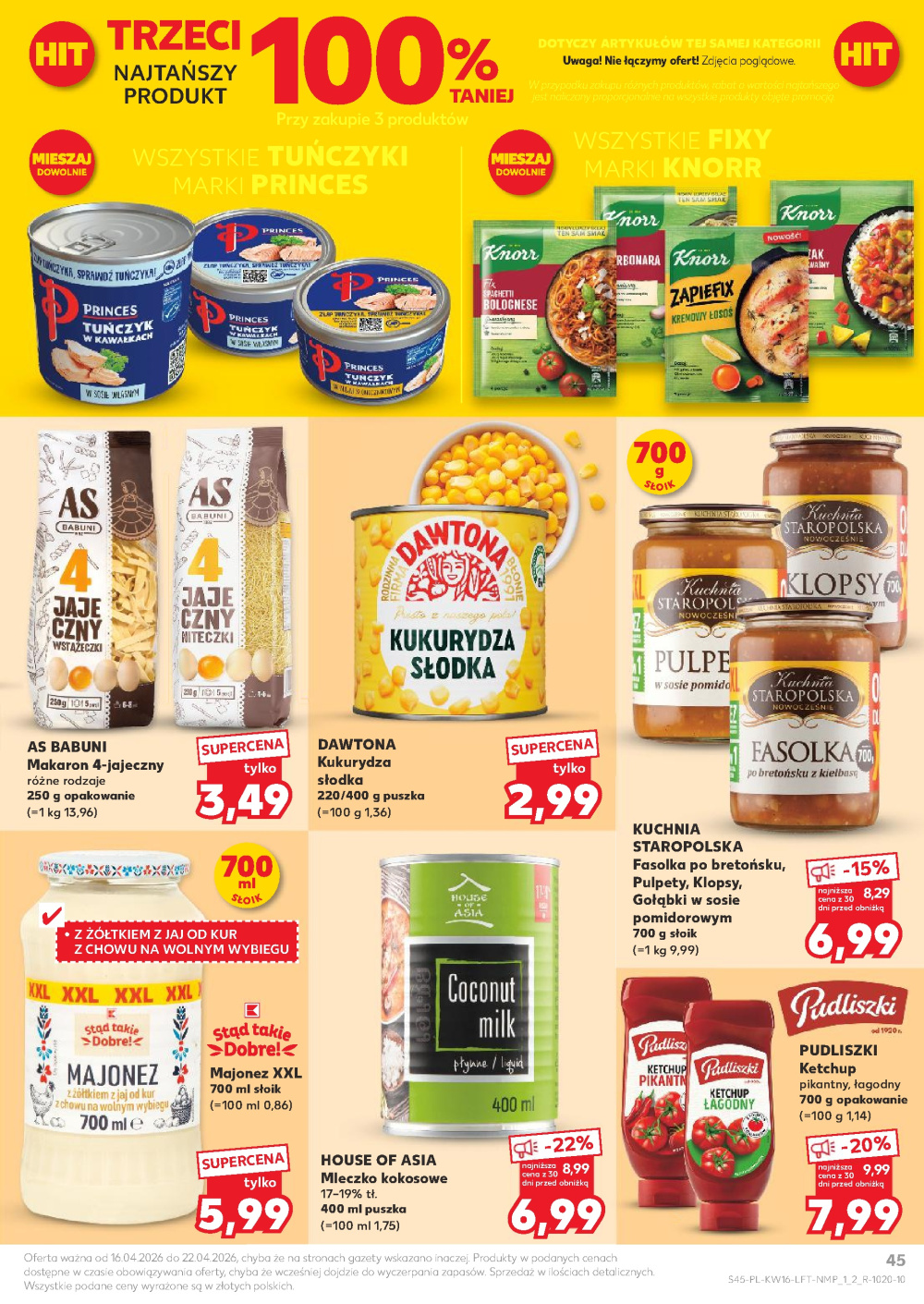 Leták Kaufland gazetka Rybnik, Polsko - strana 45