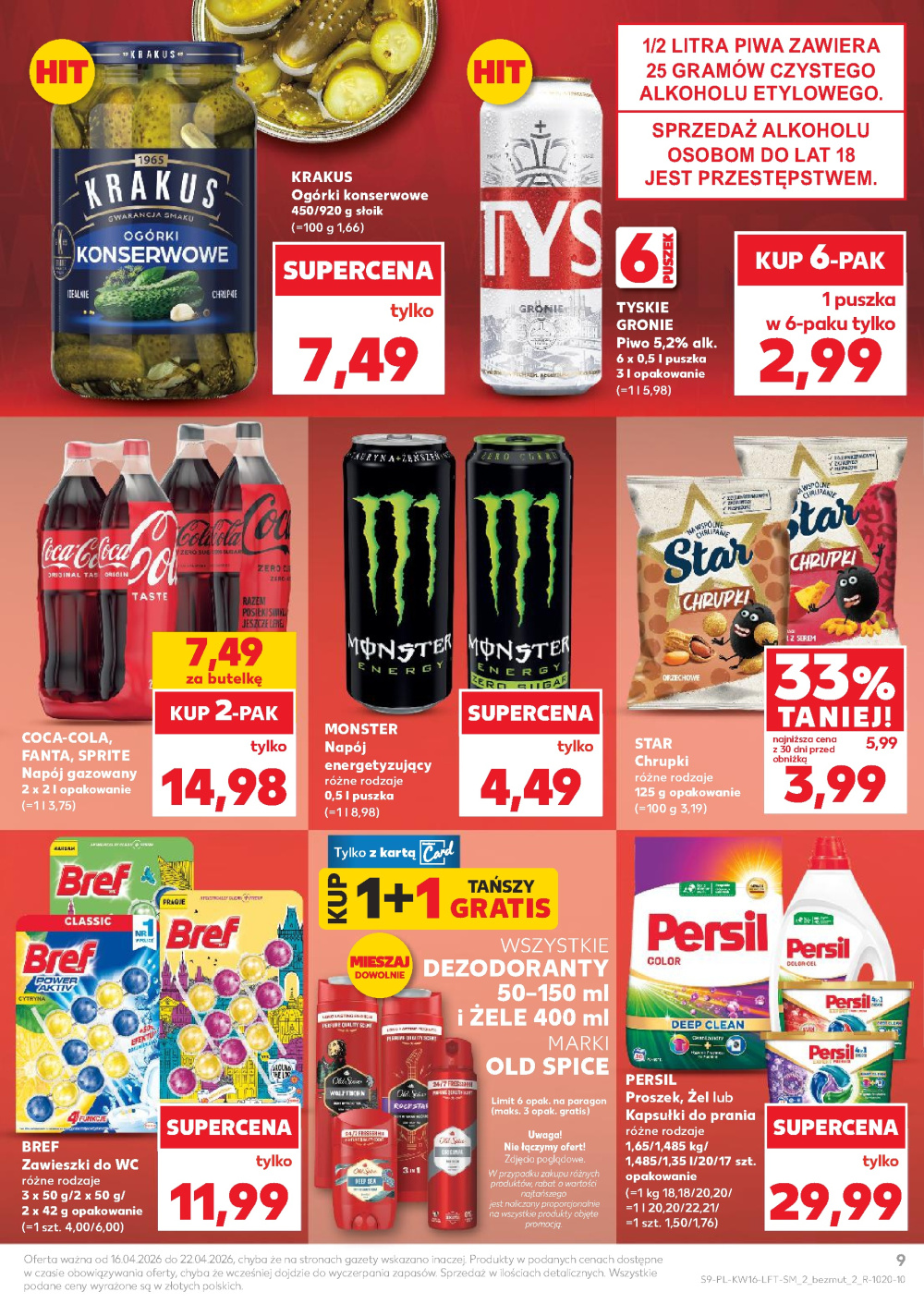 Leták Kaufland gazetka Rybnik, Polsko - strana 9