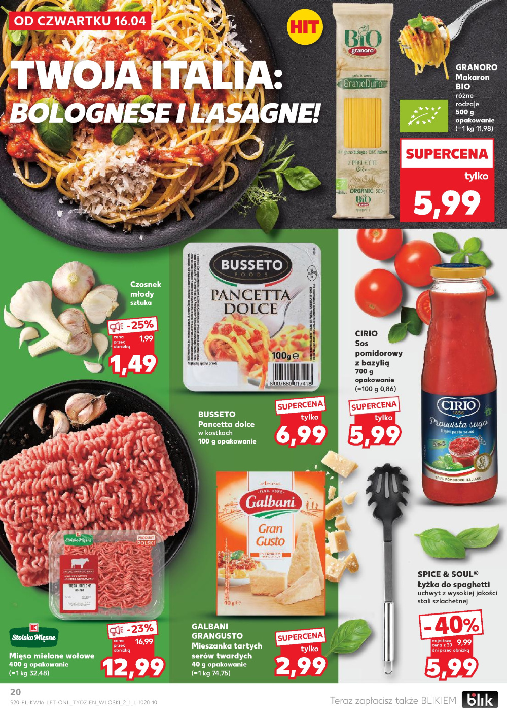 Leták Kaufland gazetka Tarnów, Polsko - strana 20