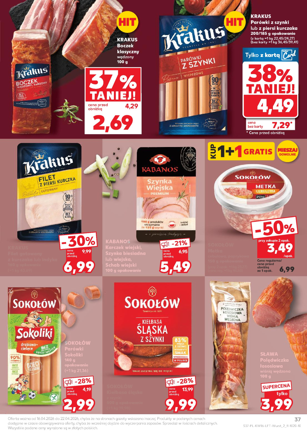 Leták Kaufland gazetka Tarnów, Polsko - strana 37