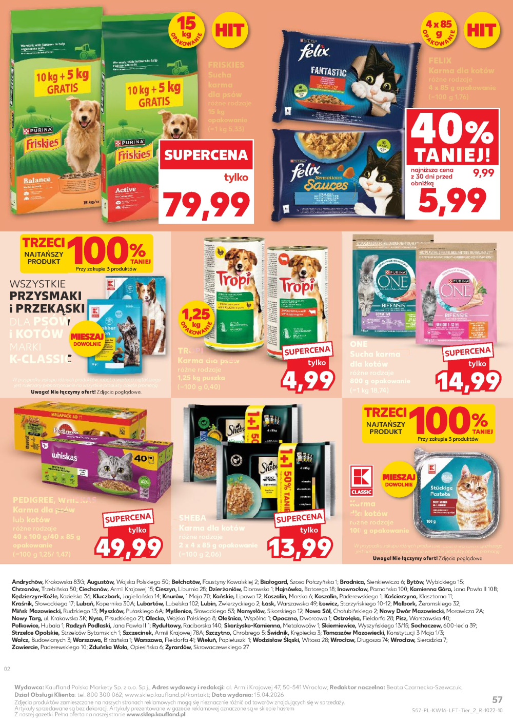 Leták Kaufland gazetka Wałcz, Polsko - strana 57