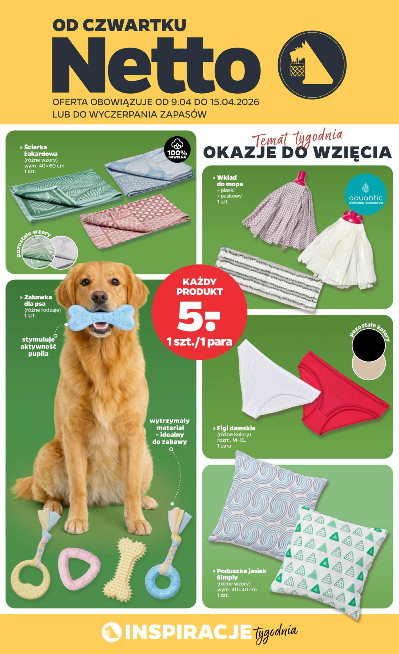 Netto gazetka - Non food od 9. 04. 2026