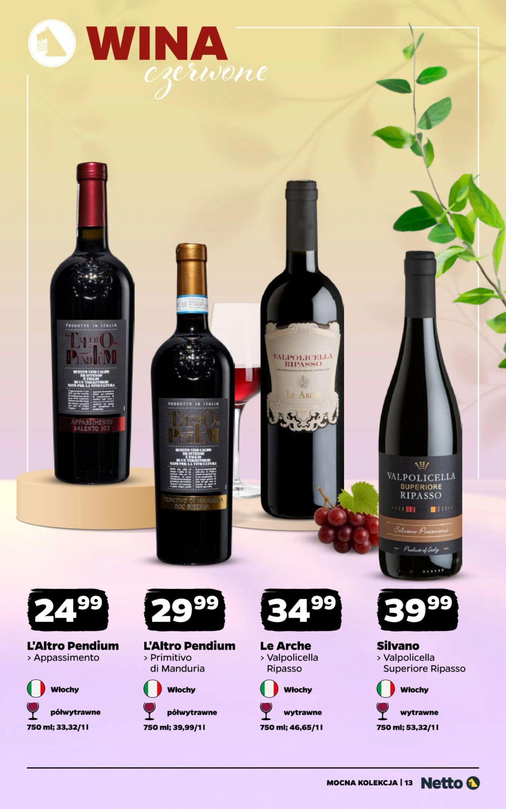 Leták Netto gazetka - Wina, Polsko - strana 13