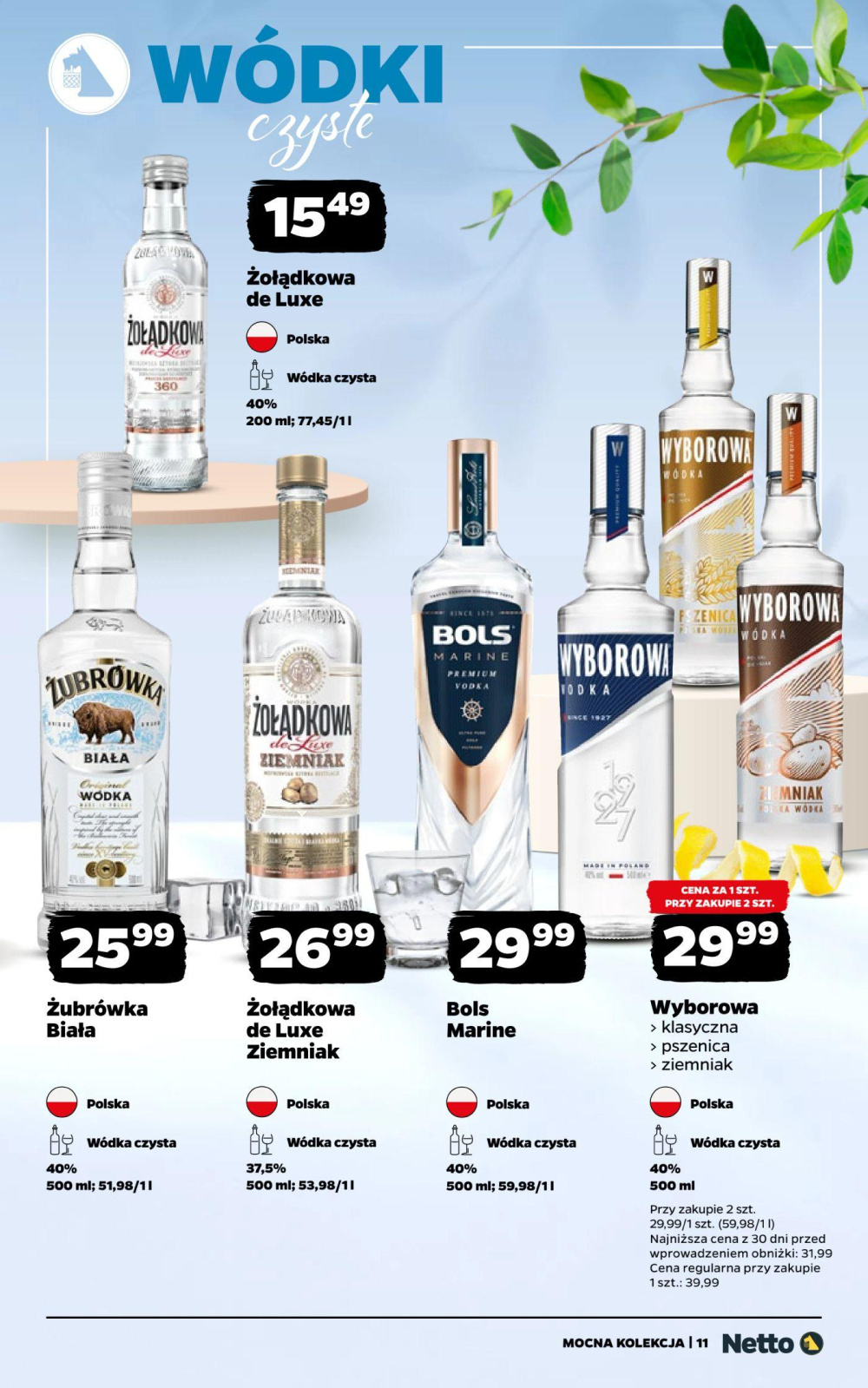 Leták Netto gazetka - Alkohole, Polsko - strana 11