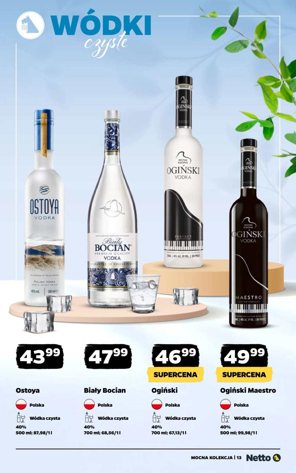 Leták Netto gazetka - Alkohole, Polsko - strana 13