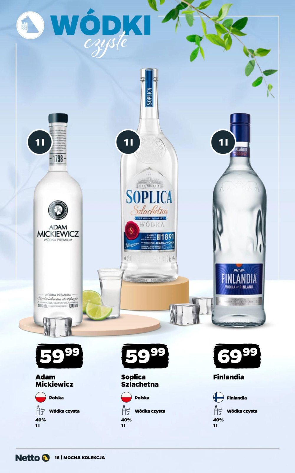 Leták Netto gazetka - Alkohole, Polsko - strana 16