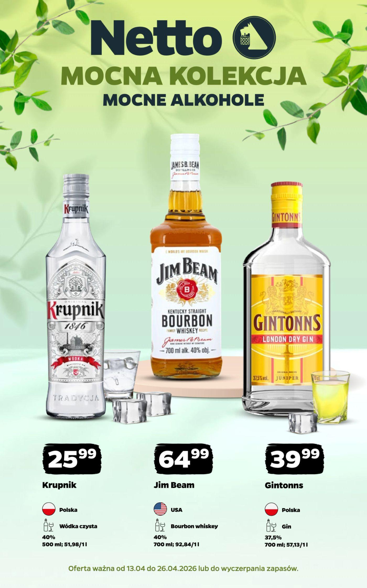 Netto gazetka - Alkohole od 13. 04. 2026