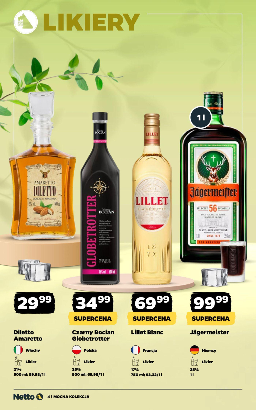 Leták Netto gazetka - Alkohole, Polsko - strana 4