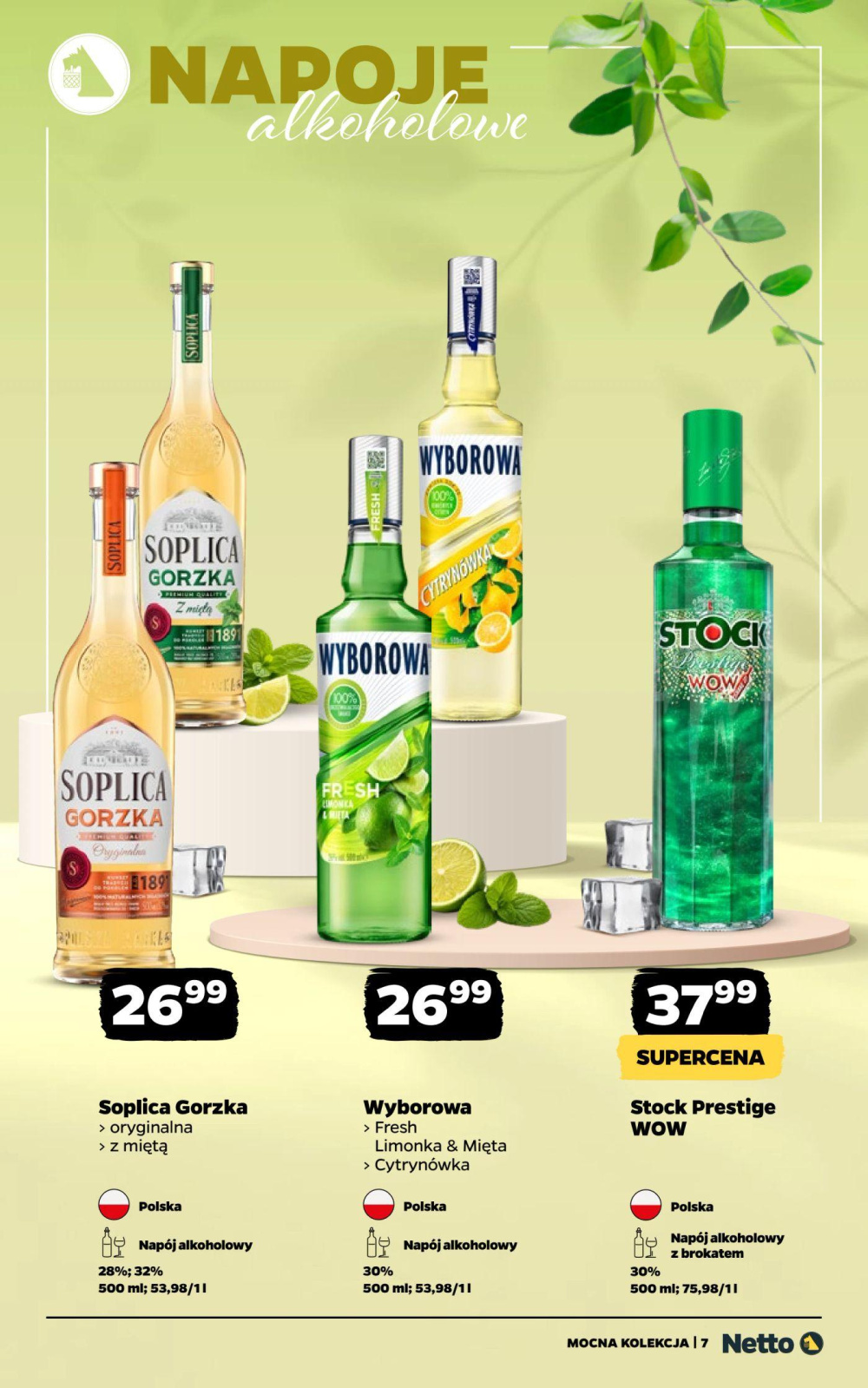 Leták Netto gazetka - Alkohole, Polsko - strana 7