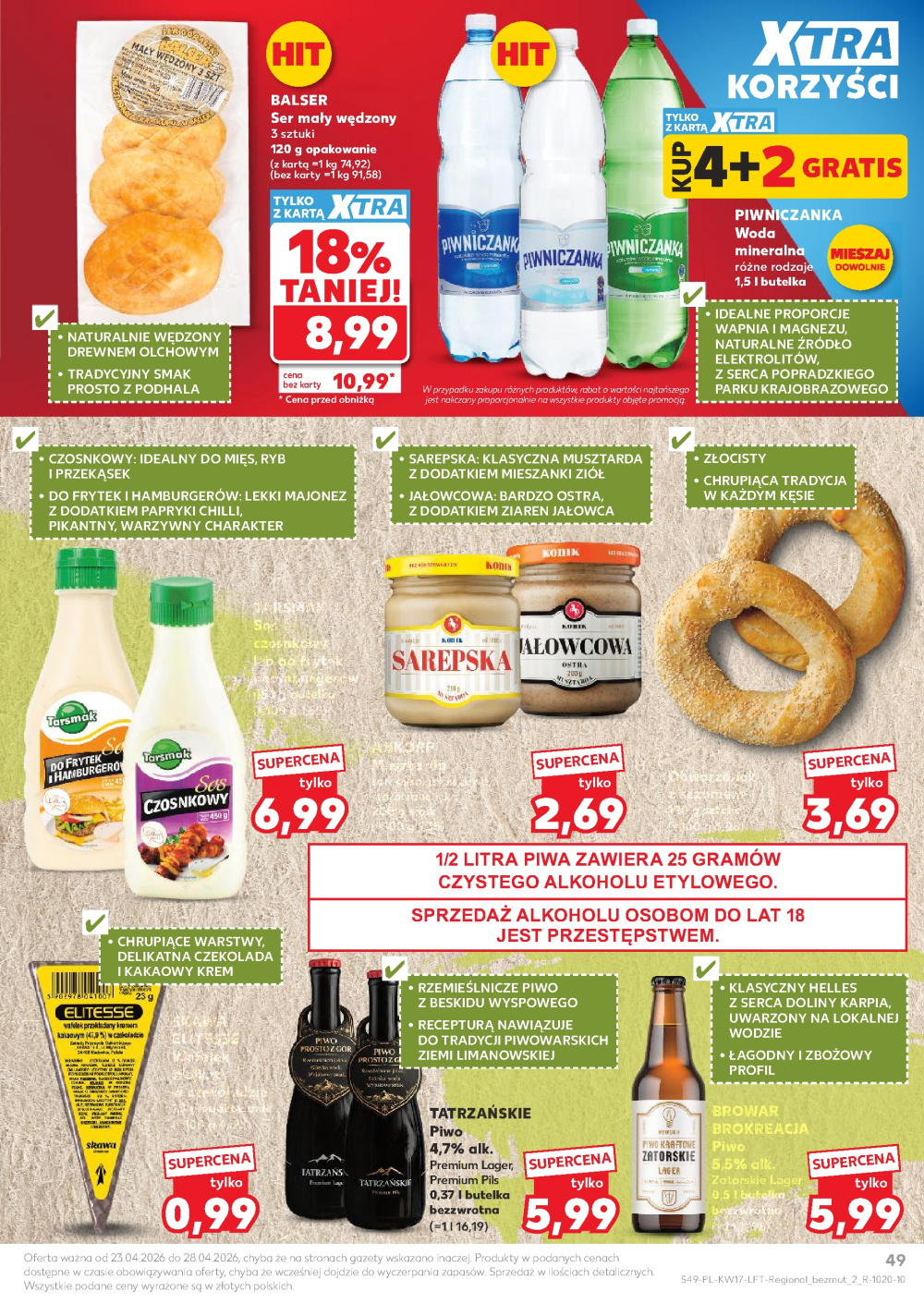 Leták Kaufland gazetka Nowy Tomyśl, Polsko - strana 49