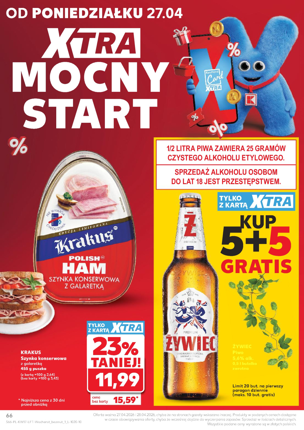Leták Kaufland gazetka Świnoujście, Polsko - strana 66
