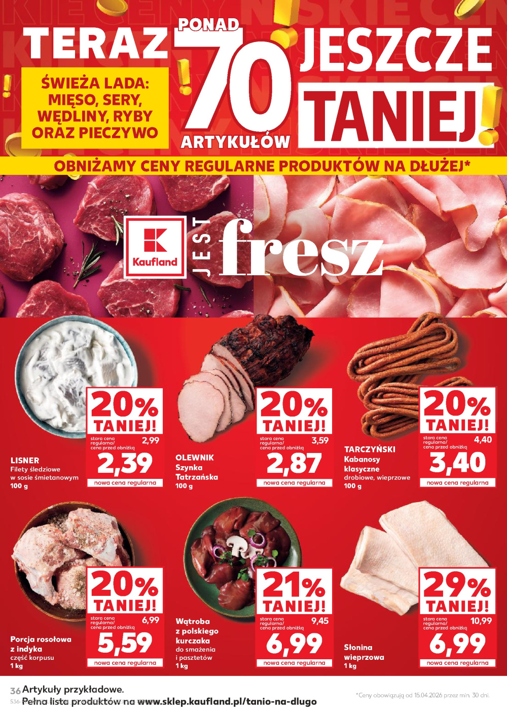 Leták Kaufland gazetka Tarnowskie Góry, Polsko - strana 36