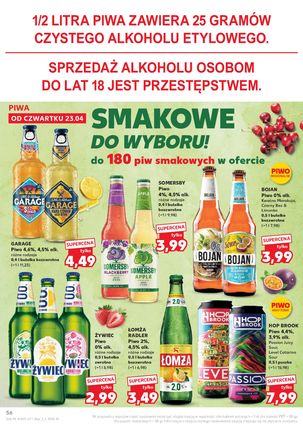 Leták Kaufland gazetka Żywiec, Polsko - strana 56