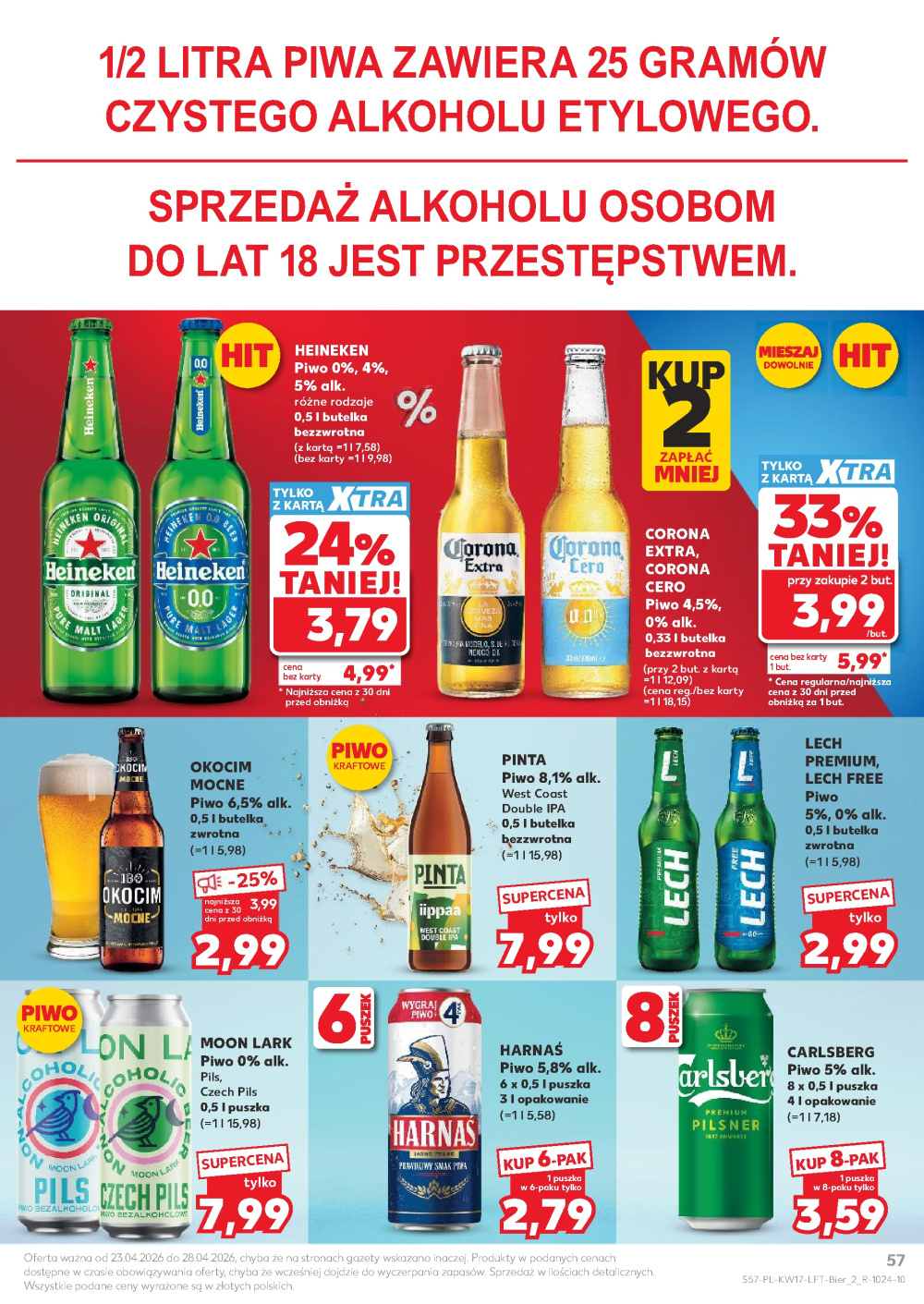Leták Kaufland gazetka Żywiec, Polsko - strana 57