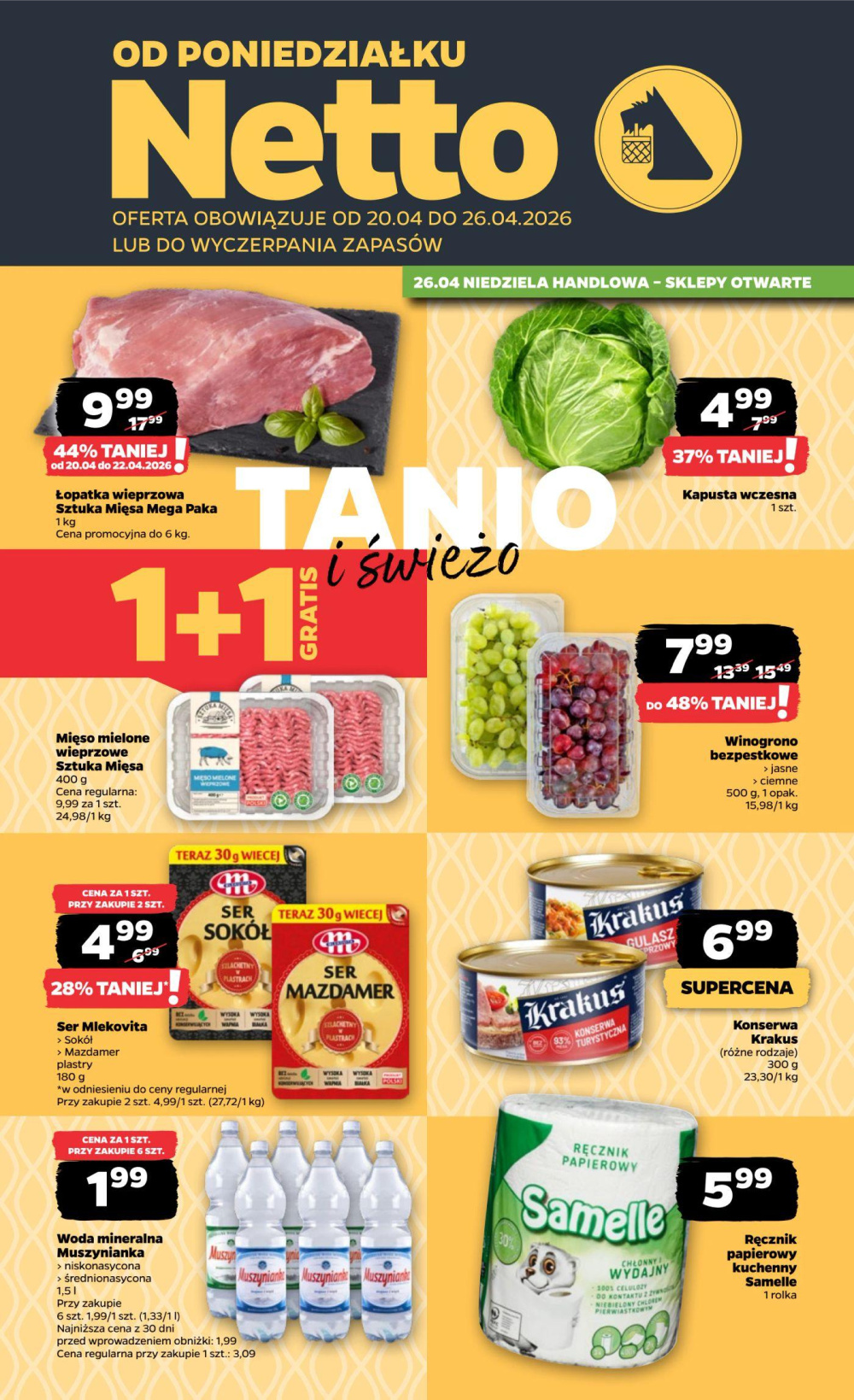 Leták Netto gazetka, Polsko - strana 1