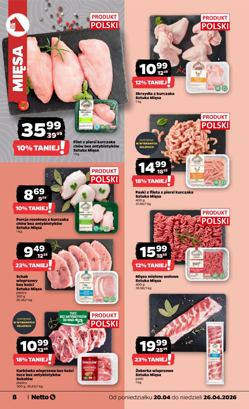 Leták Netto gazetka, Polsko - strana 8