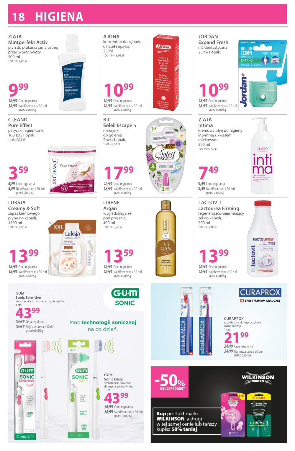 Leták Hebe - drogerie gazetka, Polsko - strana 18