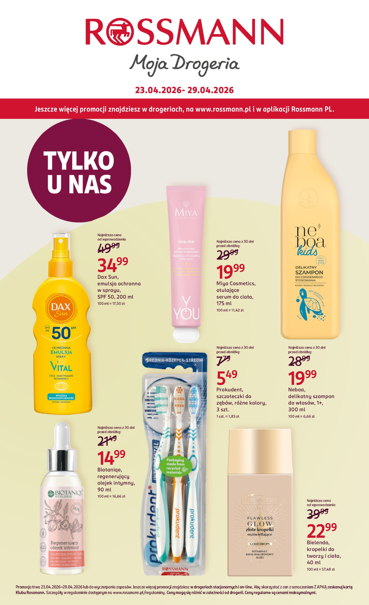 Rossmann gazetka od 23. 04. 2026