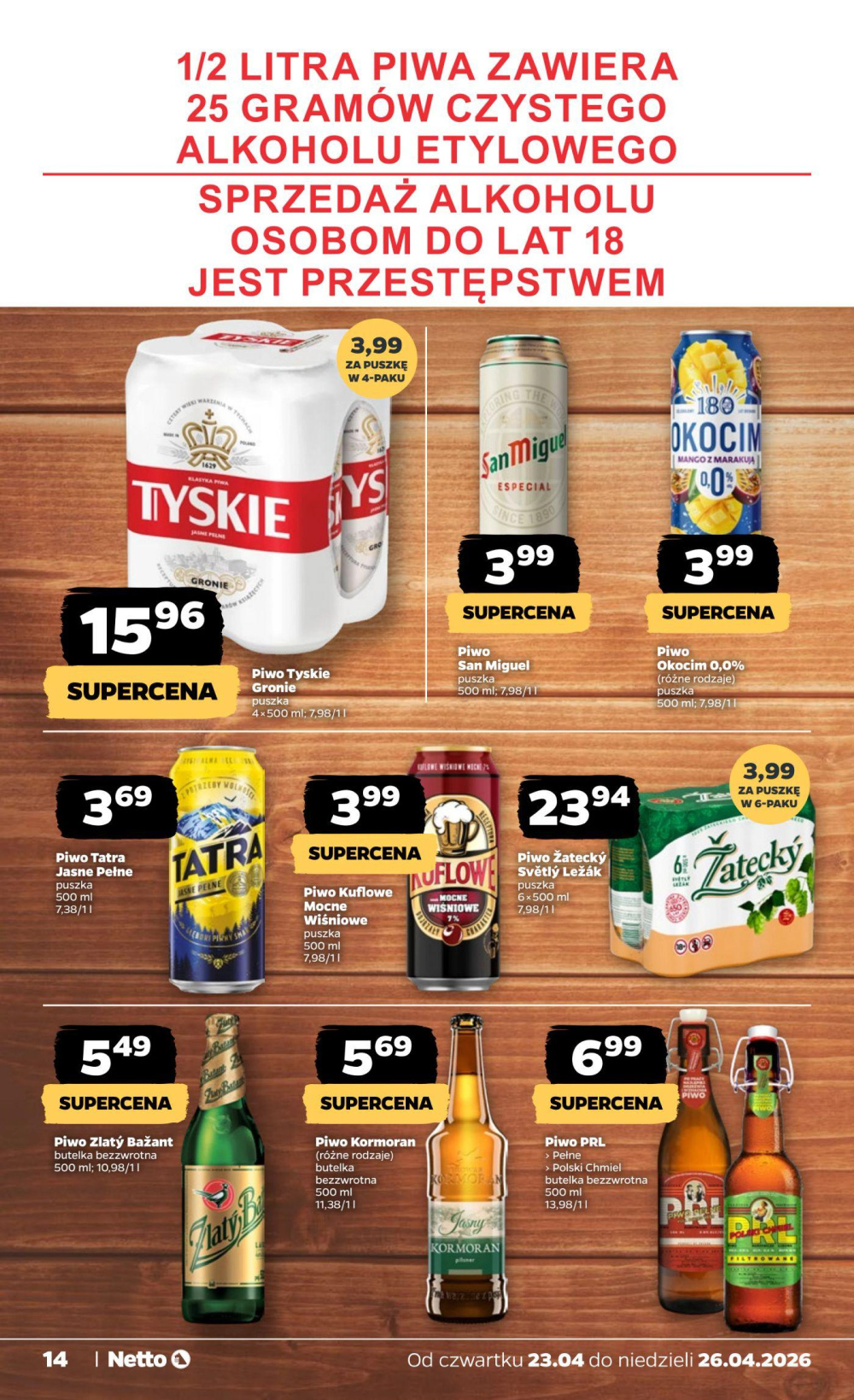 Leták Netto gazetka, Polsko - strana 14
