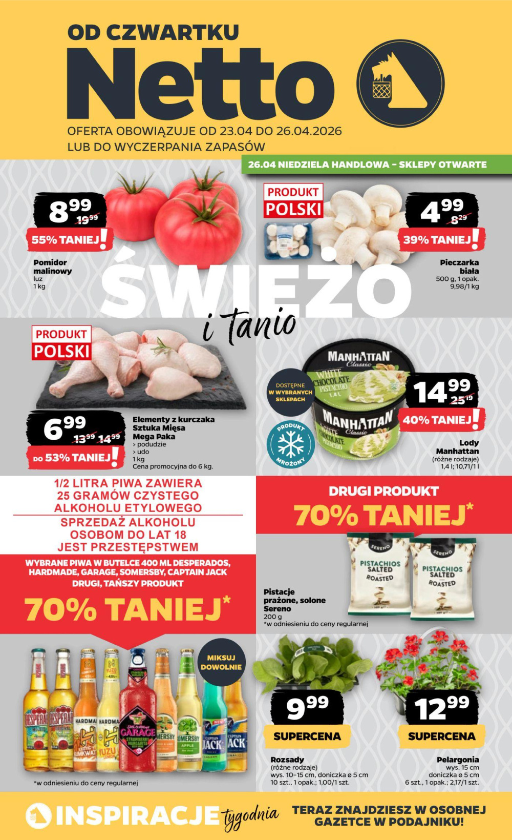 Leták Netto gazetka, Polsko - strana 1
