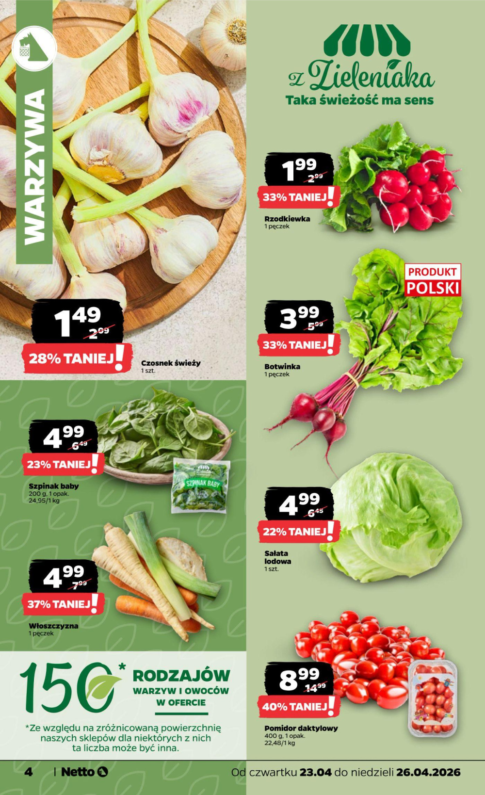 Leták Netto gazetka, Polsko - strana 4