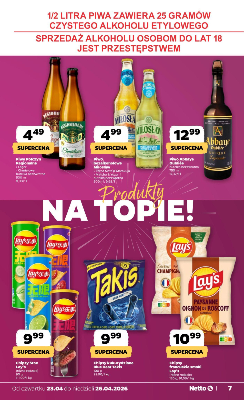Leták Netto gazetka, Polsko - strana 7