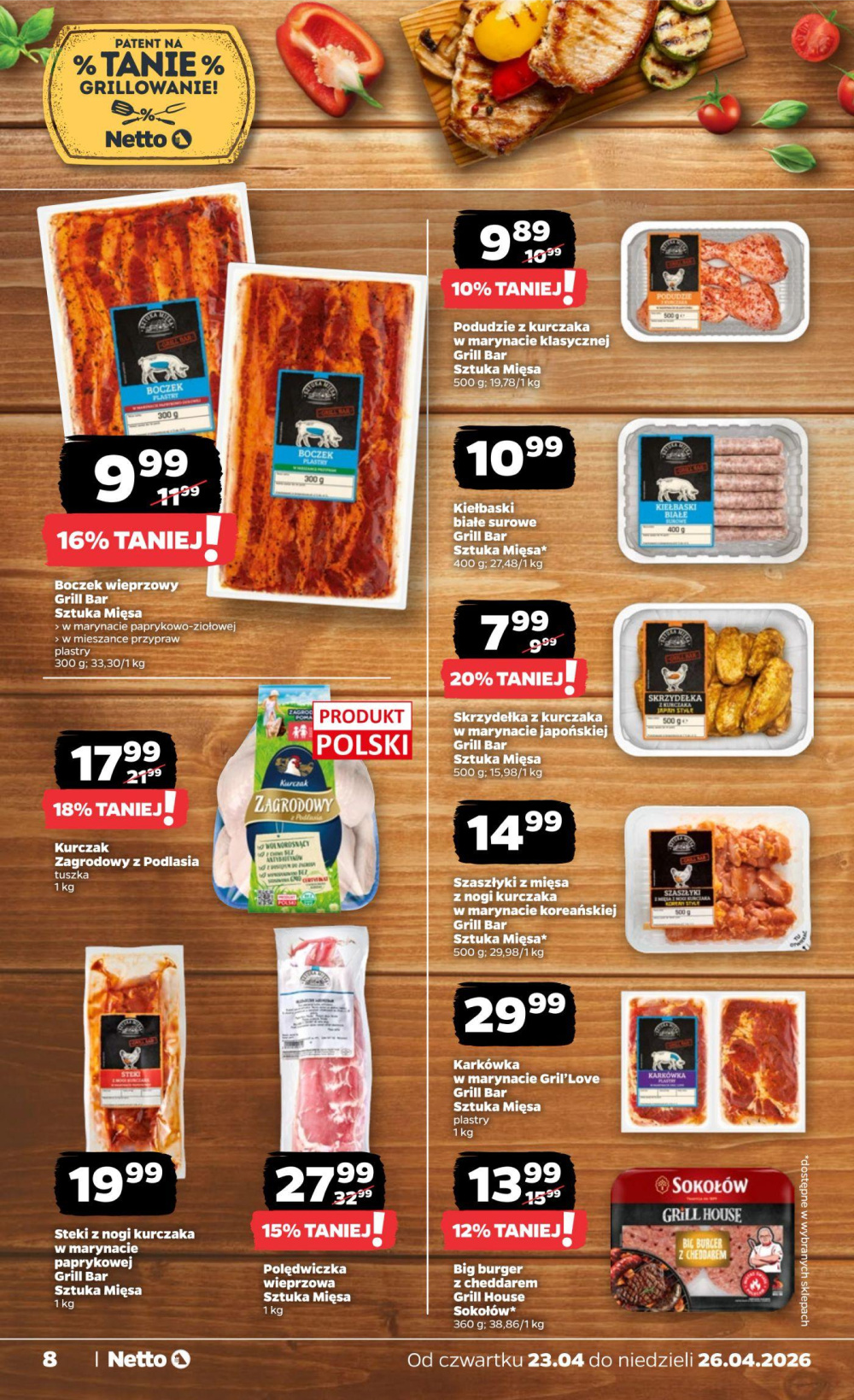 Leták Netto gazetka, Polsko - strana 8