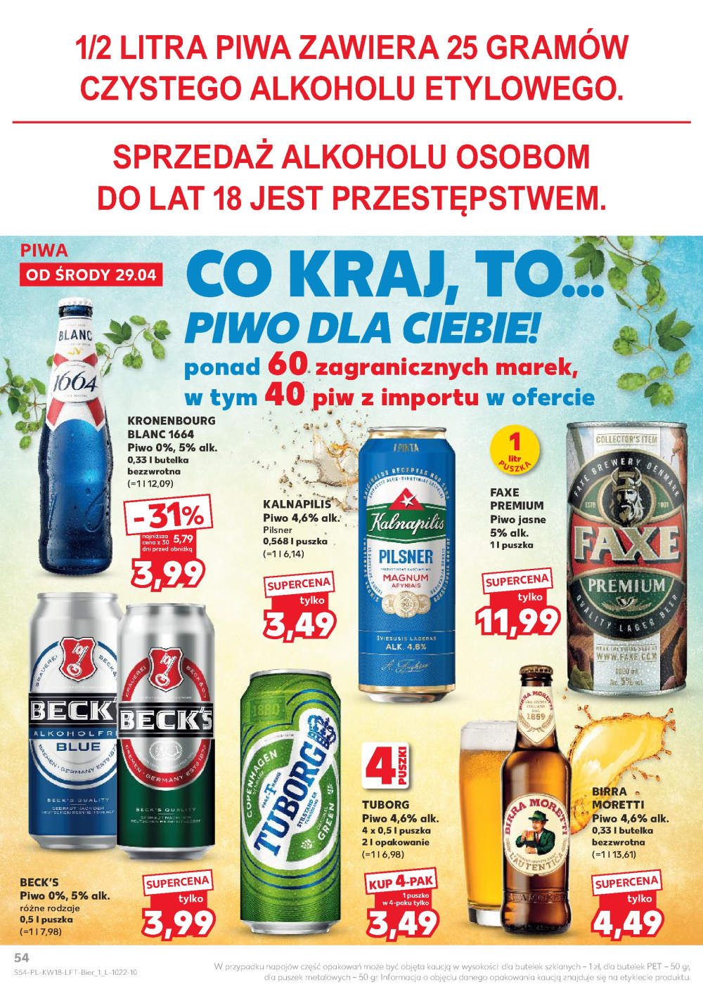 Leták Kaufland gazetka Cieszyn, Polsko - strana 54