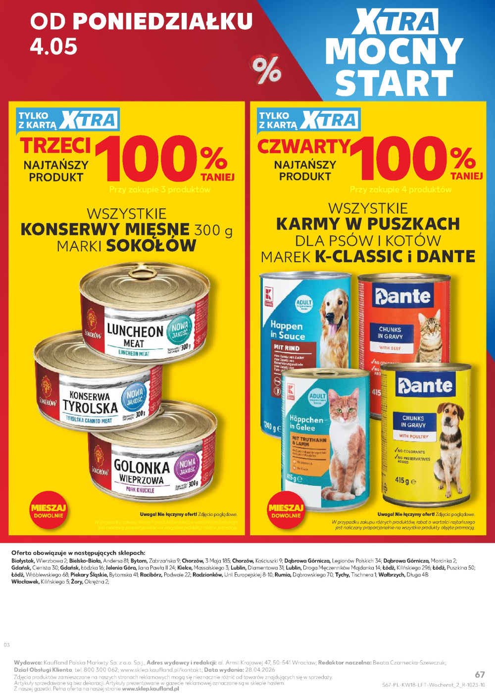 Leták Kaufland gazetka Bielsko-Biała, Polsko - strana 67