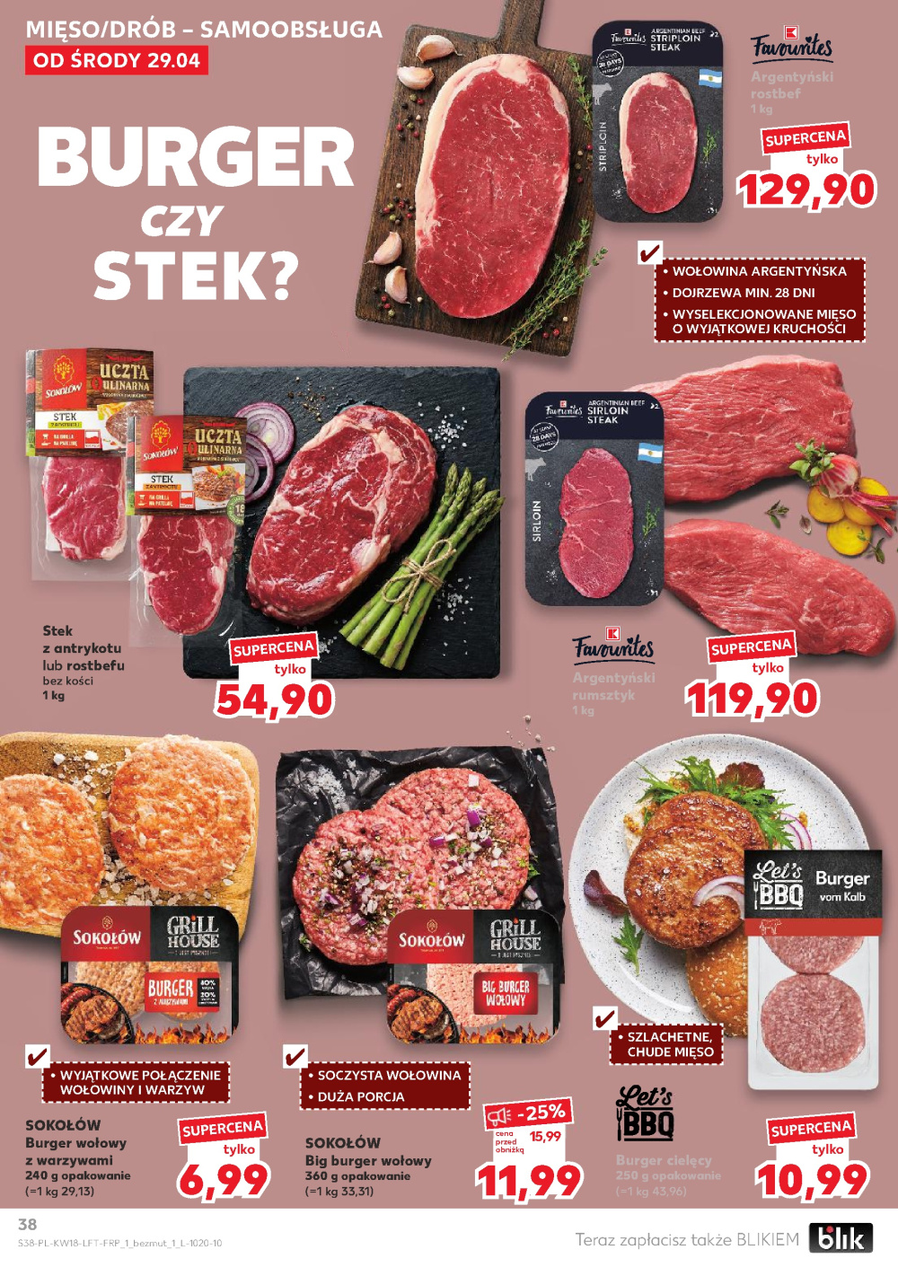 Leták Kaufland gazetka Biłgoraj, Polsko - strana 38
