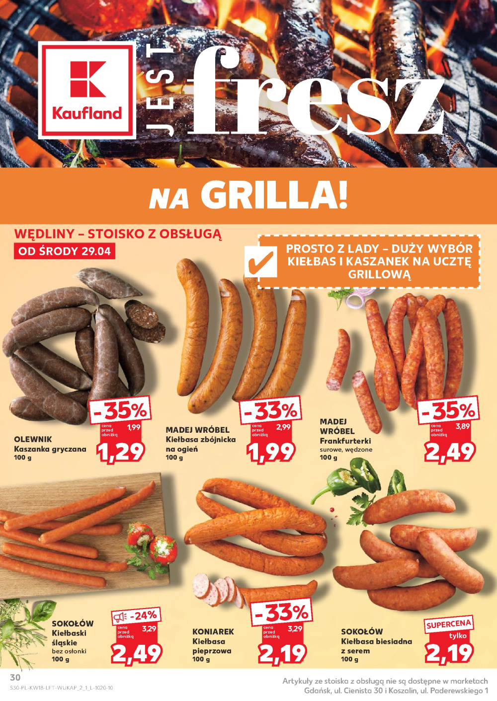 Leták Kaufland gazetka Bydgoszcz Szwederowo, Polsko - strana 30