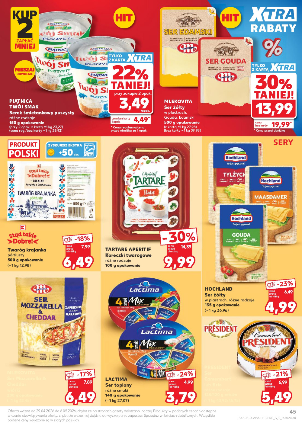 Leták Kaufland gazetka Bydgoszcz Szwederowo, Polsko - strana 45