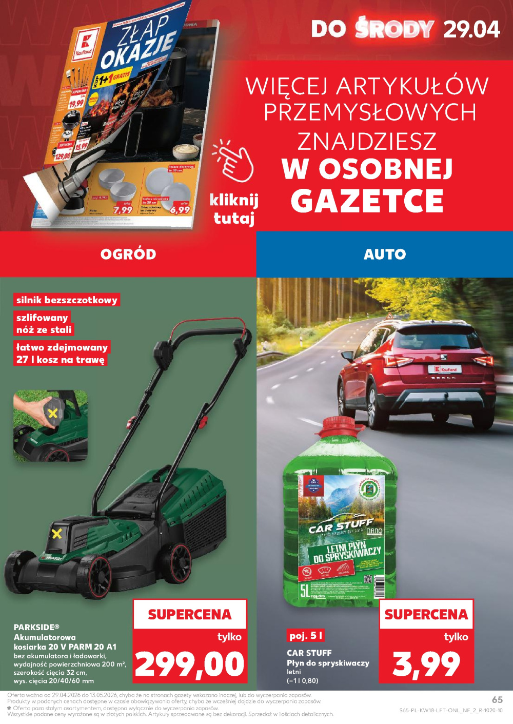 Leták Kaufland gazetka Legnica, Polsko - strana 65