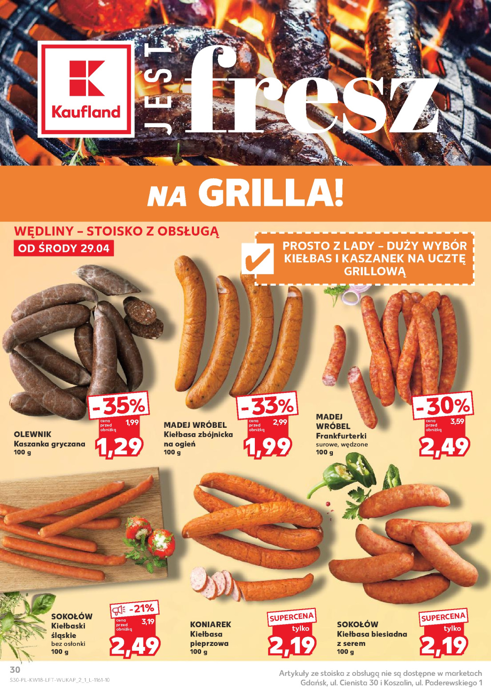 Leták Kaufland gazetka Oborniki Wlkp., Polsko - strana 30