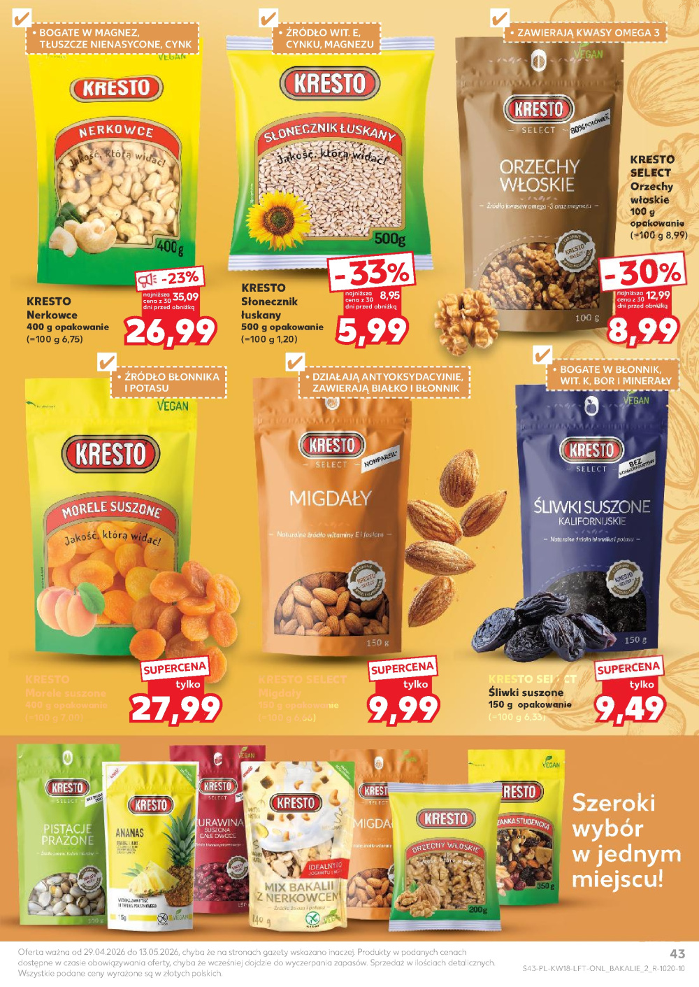 Leták Kaufland gazetka Oborniki Wlkp., Polsko - strana 43