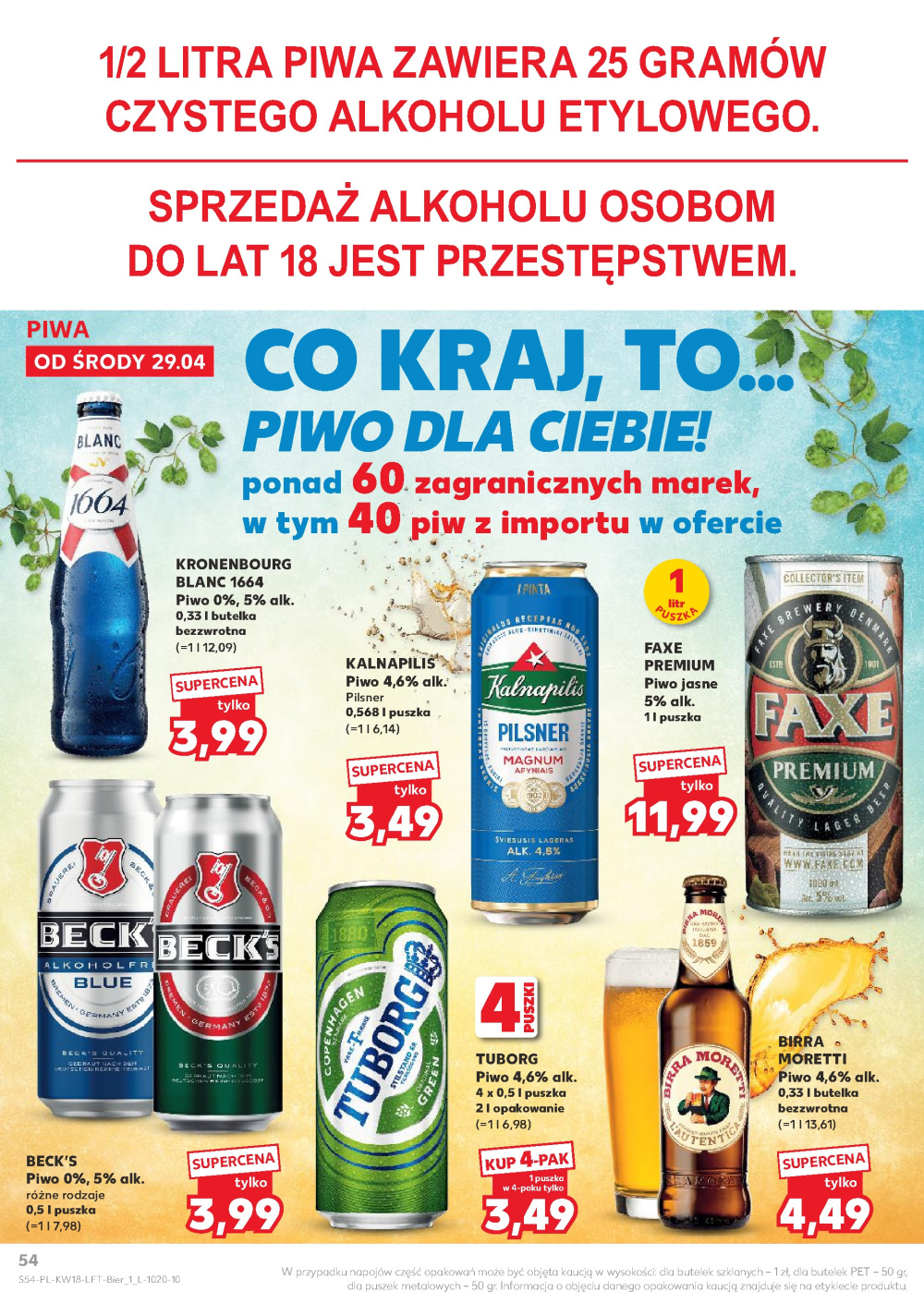 Leták Kaufland gazetka Toruń, Polsko - strana 54