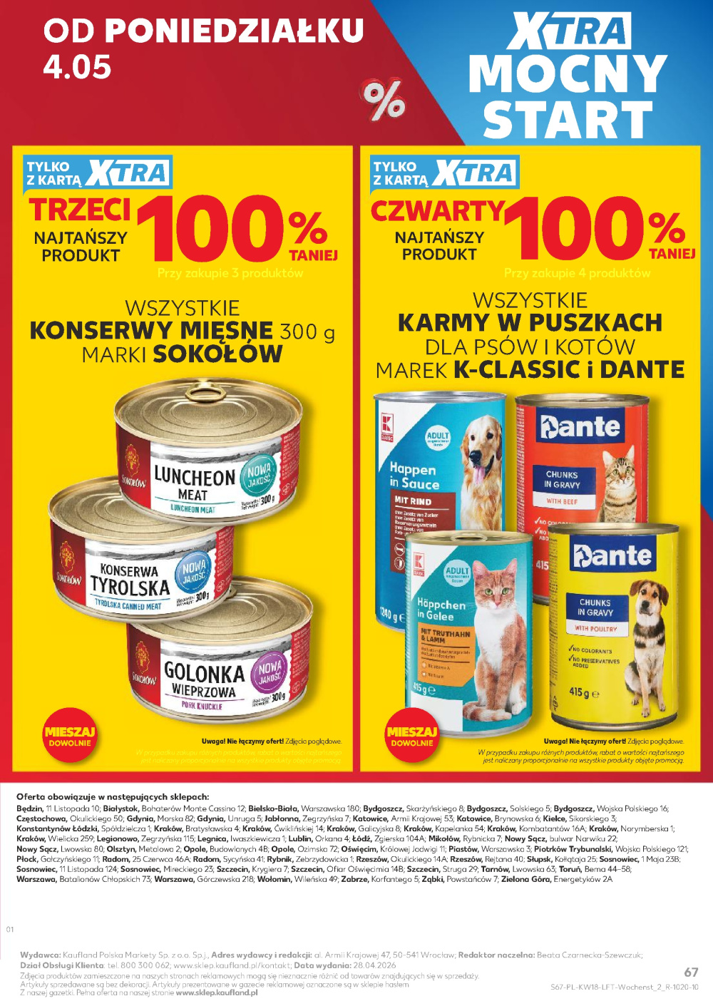 Leták Kaufland gazetka Toruń, Polsko - strana 67