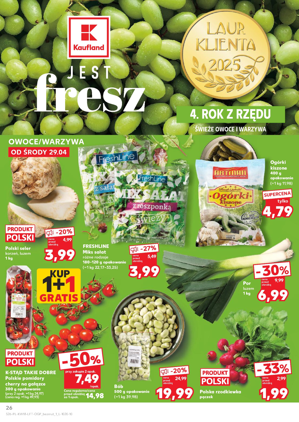 Leták Kaufland gazetka Warszawa Targówek, Polsko - strana 26