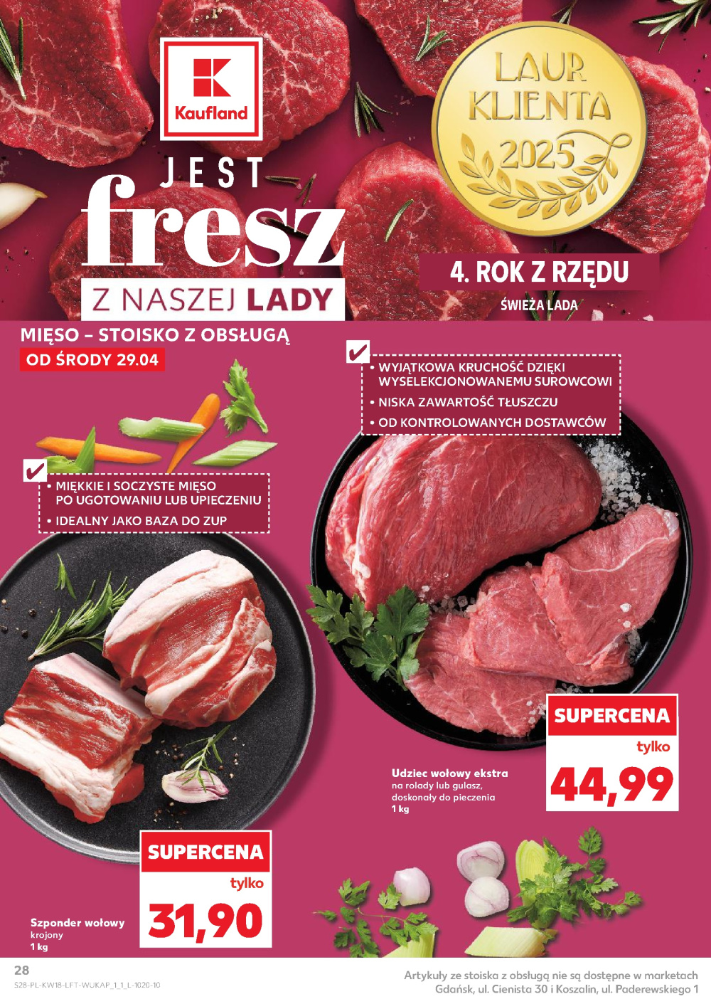 Leták Kaufland gazetka Warszawa Wawer, Polsko - strana 28