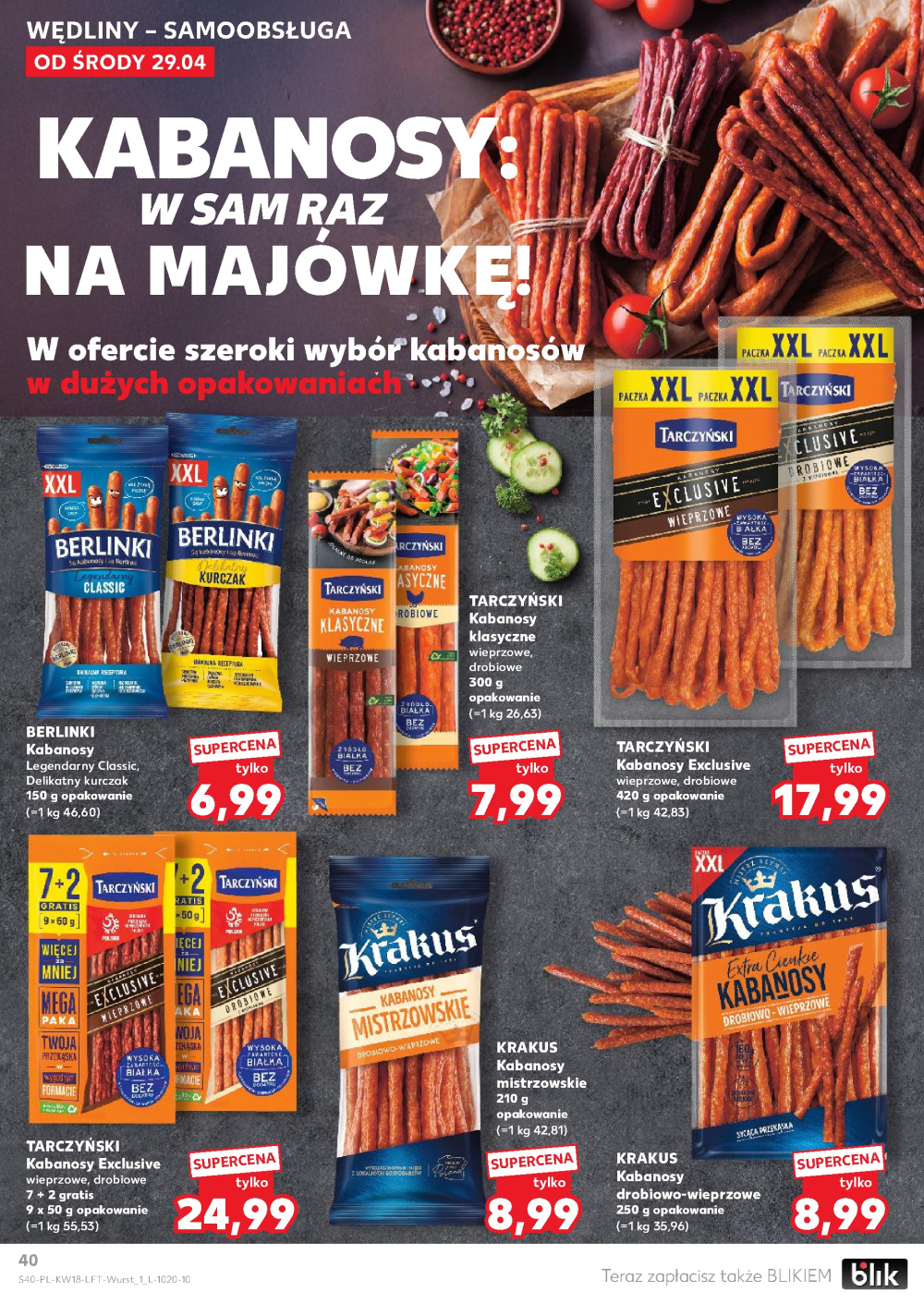 Leták Kaufland gazetka Wołomin, Polsko - strana 40