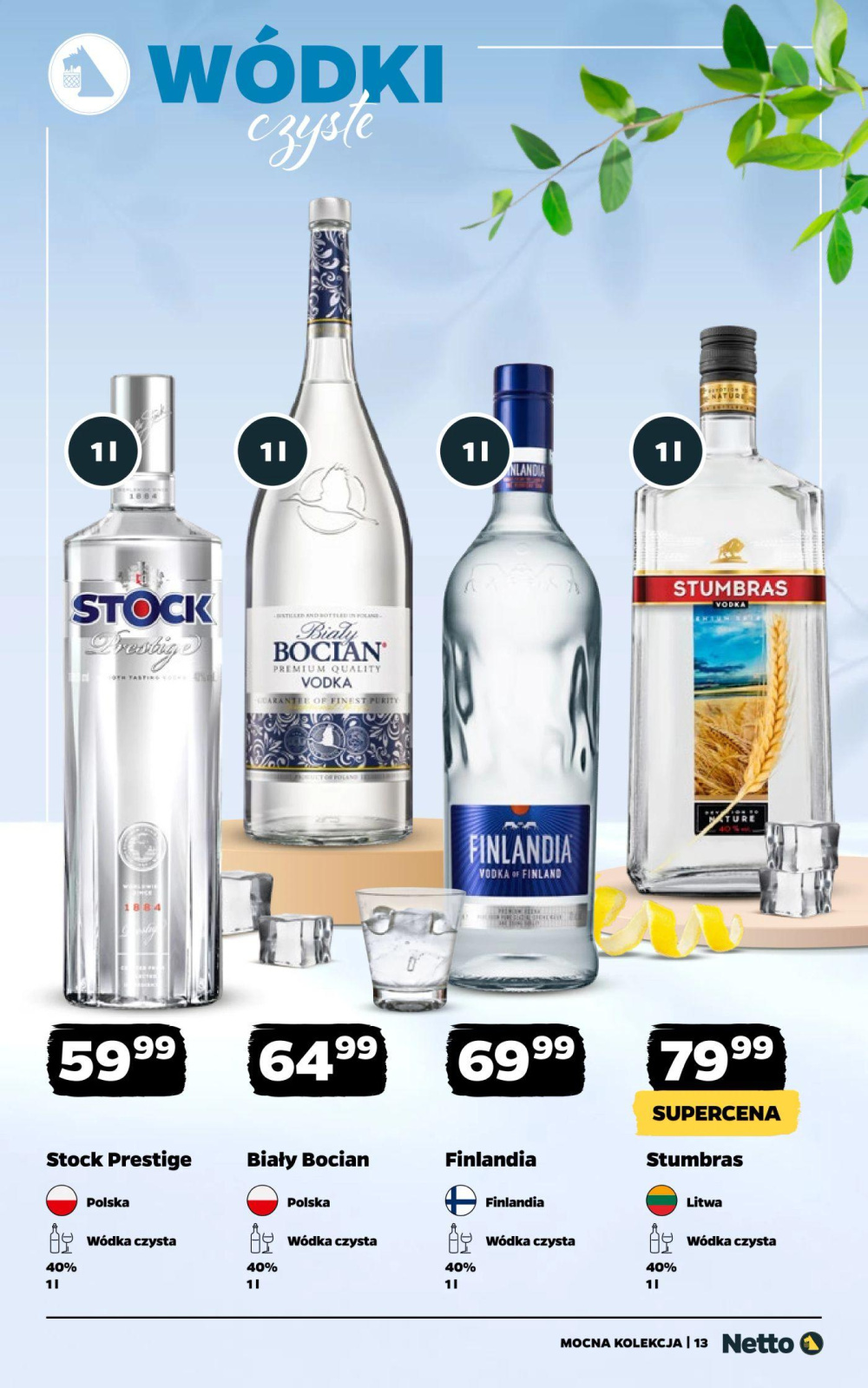 Leták Netto gazetka - Mocne Alkohole, Polsko - strana 13