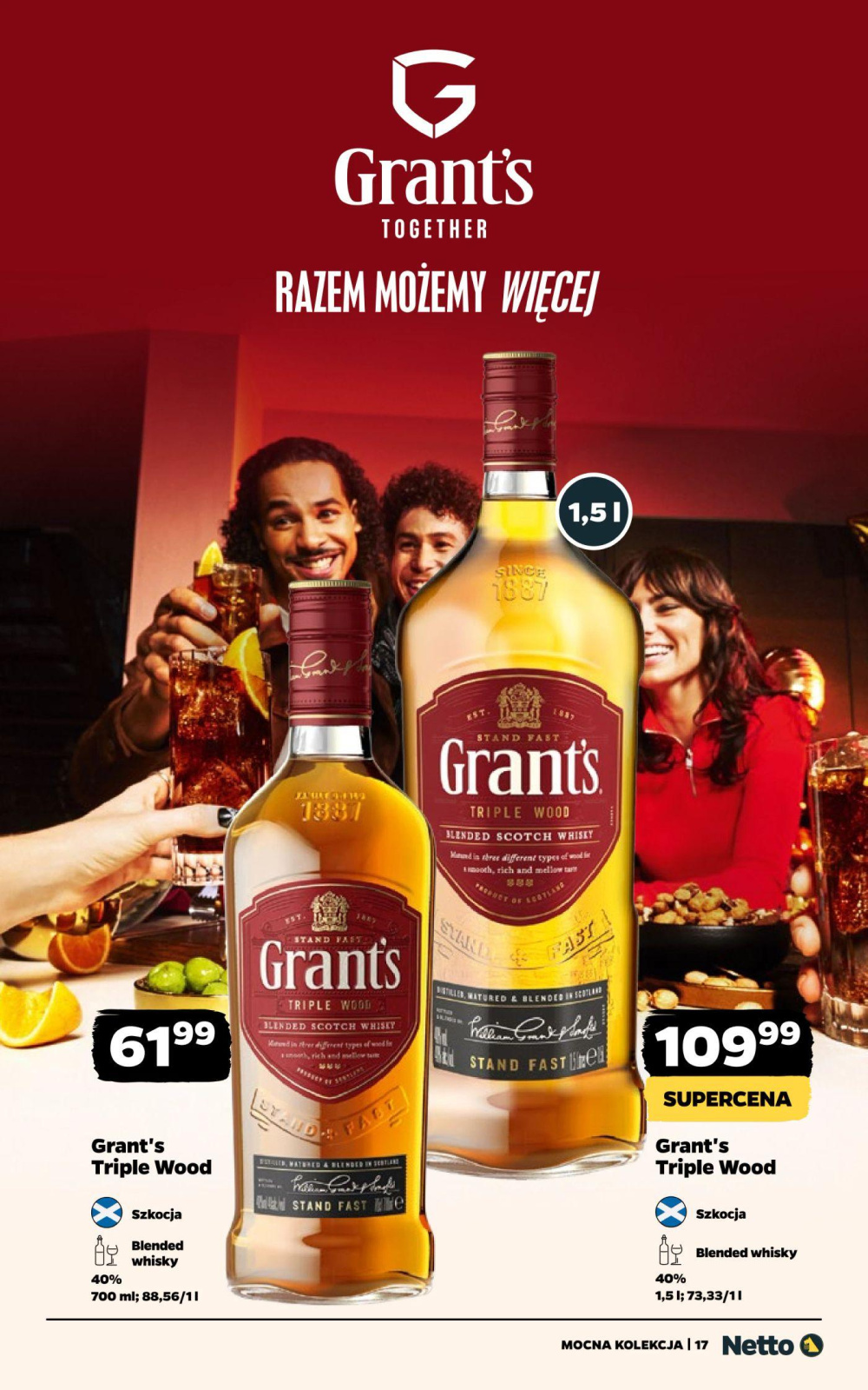 Leták Netto gazetka - Mocne Alkohole, Polsko - strana 17