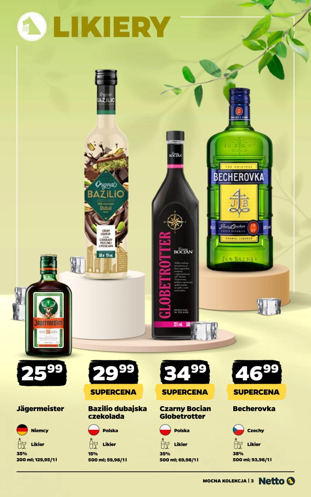 Leták Netto gazetka - Mocne Alkohole, Polsko - strana 3