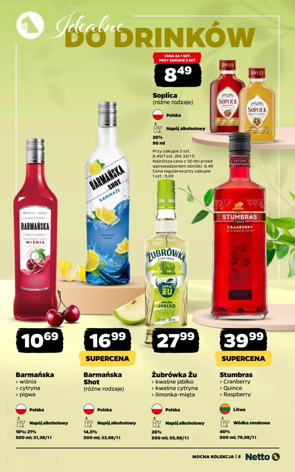 Leták Netto gazetka - Mocne Alkohole, Polsko - strana 5