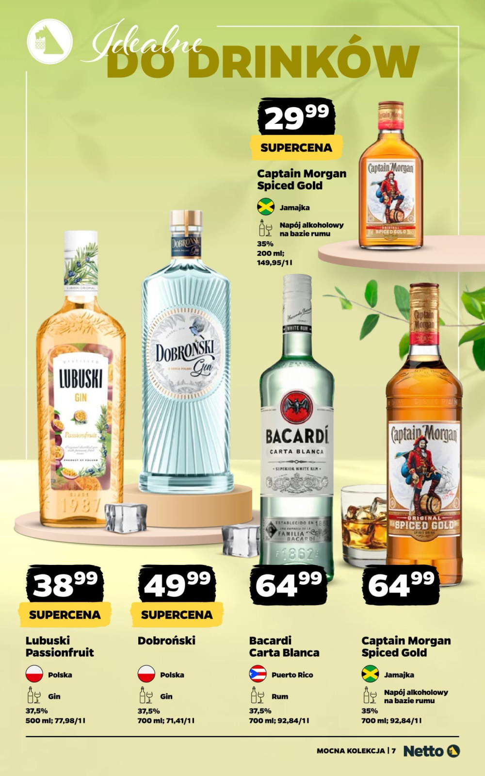 Leták Netto gazetka - Mocne Alkohole, Polsko - strana 7